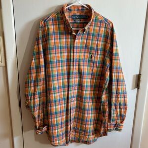 Ralph Lauren Men's Vibrant Plaid Shirt